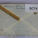 Bund 179 auf Brief als Mischfrankatur portogerecht waagerechtes Paar #BC741