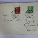 DDR P64 u.a. auf Brief als Mischfrankatur Ganzsachenausschnitte #BC759
