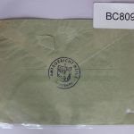 BRD 193 auf Brief vom Unterrand (Bogenkennzeichnung) #BC809