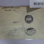 BRD 192 auf Brief vom Unterrand (Bogenkennzeichnung) #BC810