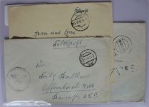 Deutsches Reich 3x Feldpost mit stummen Stempel #BC831