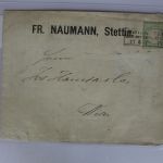 Deutsches Reich 2 auf Brief als Einzelfrankatur Stettin Stadtpost Exp. 2B #BC840
