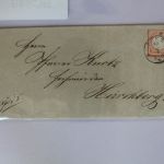 Deutsches Reich 3 auf Brief als Einzelfrankatur K1 Diez #BC849