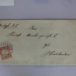 Deutsches Reich 3 auf Brief als Einzelfrankatur Wiesbaden, Ortsbrief #BC867