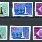 Sowjetunion 2763-2765 A und 2763-2765 B postfrisch Schach #GM521