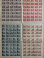 SBZ GB 1 postfrisch Großbogen, mehrfach gefaltet #FV393