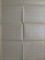 SBZ GB 1 postfrisch Großbogen, mehrfach gefaltet #FV393