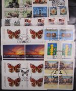 BRD Zusammenstellung selbstklebende Briefmarken gestempelt nur Euro Werte #GM649