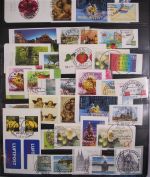 BRD Zusammenstellung selbstklebende Briefmarken gestempelt nur Euro Werte #GM649