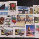 BRD Zusammenstellung selbstklebende Briefmarken gestempelt nur Euro Werte #GM649