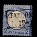 Deutsches Reich 20 gestempelt tiefst gepr. Sommer BPP #GO040
