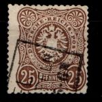 Deutsches Reich 35b gestempelt tief gepr. Zenker BPP #GO220