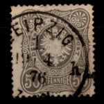 Deutsches Reich 36a gestempelt tief gepr. Zenker BPP #GO236