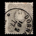 Deutsches Reich 36a gestempelt tief gepr. Wiegand BPP #GO254