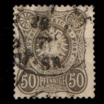 Deutsches Reich 36a gestempelt tief gepr. Wiegand BPP #GO256