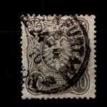 Deutsches Reich 36a gestempelt tief gepr. Wiegand BPP #GO288
