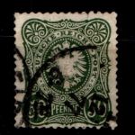 Deutsches Reich 38b gestempelt leichte Mängel, gepr. Wiegand BPP #GO375
