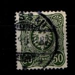 Deutsches Reich 44ba gestempelt tief gepr. Petry BPP #GO421