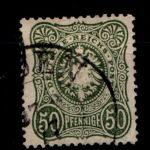 Deutsches Reich 38b gestempelt leichte Mängel, gepr. Wiegand BPP #GP061