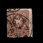 Deutsches Reich 43a gestempelt leichte Mängel, gepr. Zenker BPP #GP140
