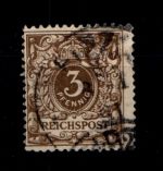 Deutsches Reich 45a gestempelt tief gepr. Zenker BPP #GP161
