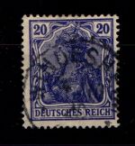 Deutsches Reich 87 IId gestempelt Typenprüfung #GP660