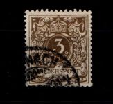 Deutsches Reich 45a gestempelt gepr. Zenker BPP #GM208