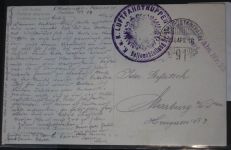 Feldpostkarte Stempel „K.u.K. Luftfahrtruppen Ballonabteilung Nr. 13“ #BC071