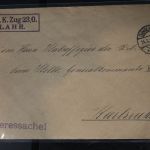 Feldpostbrief Stempel „B.A.K.Zug 23,0. LAHR Heeressache!“ #BC041