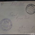 Feldpostbrief Stempel "Königlich-Preuss. Stabsoffizir ABT v. Strantz" #BC038