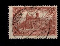 Deutsches Reich 114 b gestempelt gepr. Infla #GR227