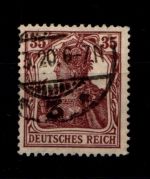 Deutsches Reich 103 a gestempelt Typenprüfung #GR352