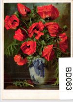 BRD 164 auf Postkarte als Einzelfrankatur portogerecht #BD083