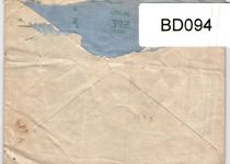Alliierte Besetzung 943, 946 WOR u.a. auf Brief portogerecht #BD094