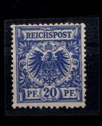 Deutsches Reich 48a mit Falz geprüft Wiegand BPP #GV758