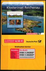 BRD Bund MH 71 II SB db postfrisch Geblisterte MH mit Aufkleber A + C #HB675