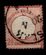 Deutsches Reich 21a gestempelt tiefst signiert Richter #HG565