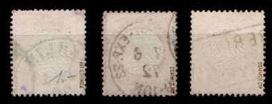 Deutsches Reich 3 gestempelt 3 Nuancen, geprüft Sommer BPP #HG596