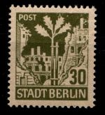 SBZ 7 A wbz postfrisch Typenprüfung #HI332