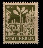 SBZ 7 A wbz postfrisch Typenprüfung #HI333