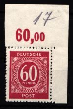 Alliierte Besetzung 933P OR ndgz postfrisch com Eckrand #HH218