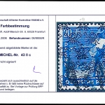 Alliierte Besetzung 43 II c gestempelt Arge geprüft #JT602