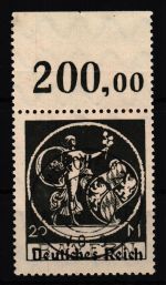Deutsches Reich 138P OR gestempelt geprüft Infla Berlin #HI648