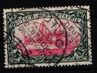 Deutsche Kolonien Deutsch-Südwestafrika 32Aa gestempelt signiert Richter #HG100