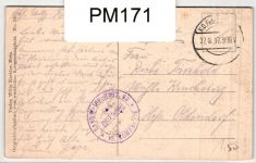 AK Neuburg i. L. Bahnhof Feldpost 1917 gebraucht #PM171