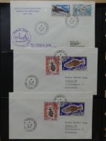 Französische Gebiete in der Antarktis (TAAF) gestempelt Sammlung Briefe #HG362