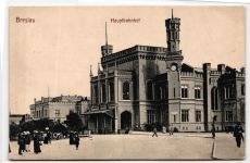 AK Breslau Hauptbahnhof ungebraucht #PM280