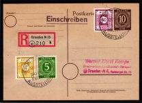 SBZ 47AaI gestempelt auf Postkarte geprüft Ströh BPP #HN943