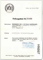 Österreich Va-Vd postfrisch Eckränder Attest Kovar VÖB #HN997