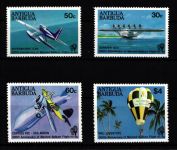 Antigua Barbuda 737-740 postfrisch Flugzeuge #GY269